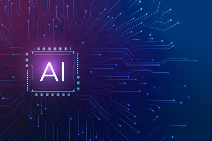 Abstract representation of AI and creativity